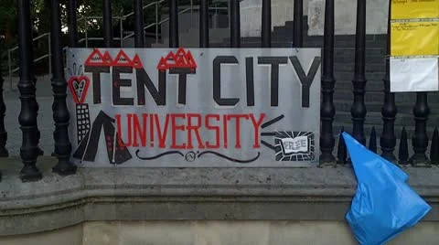 Tent City Stock-Footage 8956032