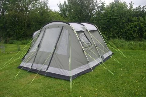 Tent with guy ropes Stock Photos
