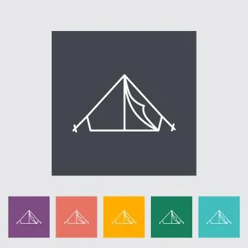 Tent icon Stock Illustration
