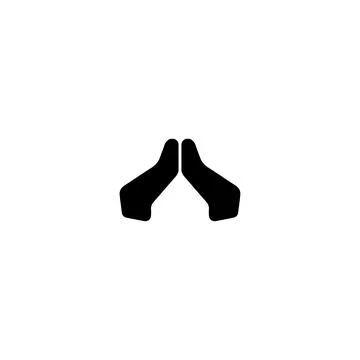 Tent icon. Simple style camping poster background symbol. Tent brand logo d.. Stock Illustration