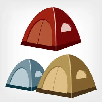 Tent Illustrazione stock