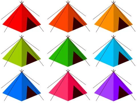 Tent Illustrazione stock