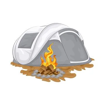 Tent Illustration Stock-Illustration