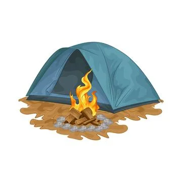 Tent Illustration Stock Illustration