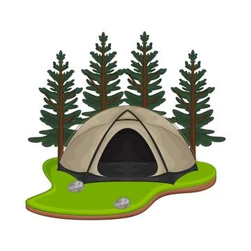 Tent Illustration Stock Illustration
