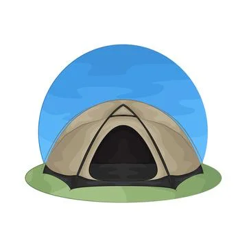 Tent Illustration Stock Illustration