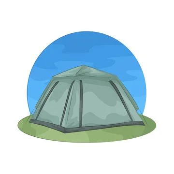 Tent Illustration Stock Illustration