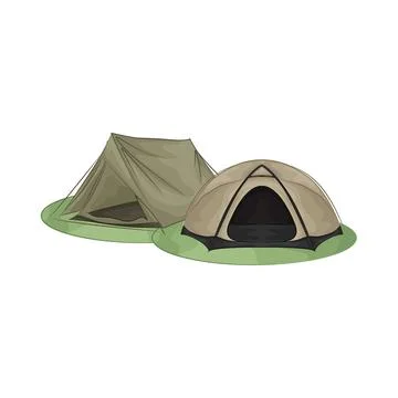 Tent Illustration Stock Illustration