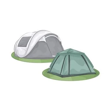 Tent Illustration Stock-Illustration