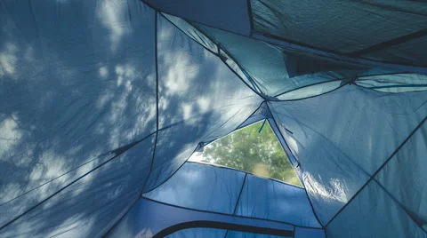 Tent Interior Timelapse 4k Stockbeeldmateriaal 65405701