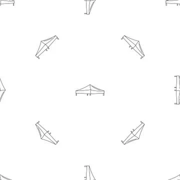 Tent pattern seamless 库存插图