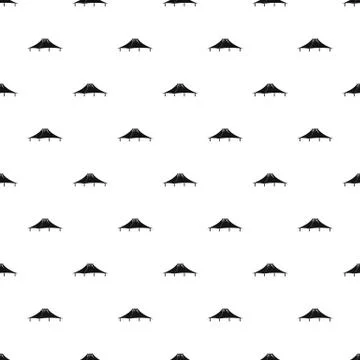 Tent pattern seamless vector 库存插图