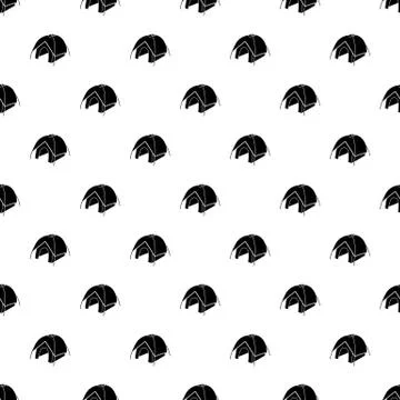 Tent pattern vector seamless Stock Illustration