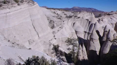 Tent Rocks &amp; Dead Tree 3 Stock Footage 10748735