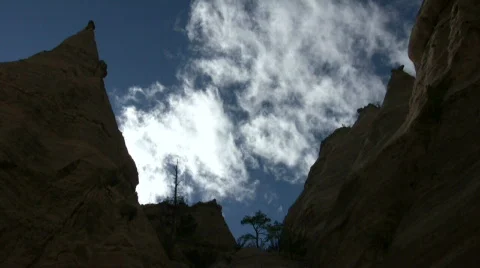 Tent Rocks Time Lapse One Vídeo Stock 313483