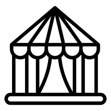 Tent Vector Icon Design Illustration Illustrazione stock