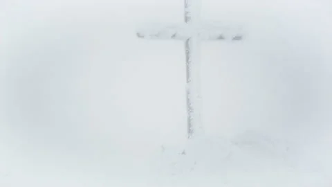 Tent on the winter top Goverla Stock Footage 170786701