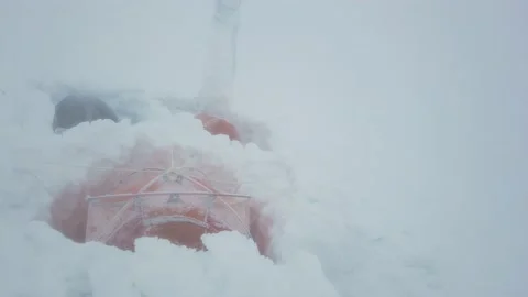 Tent on the winter top Goverla Stock Footage 170786787