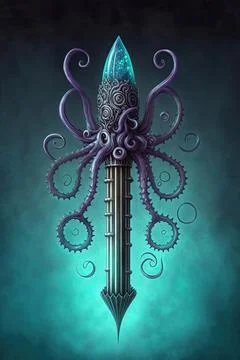 Tentacle rod Stock Illustration