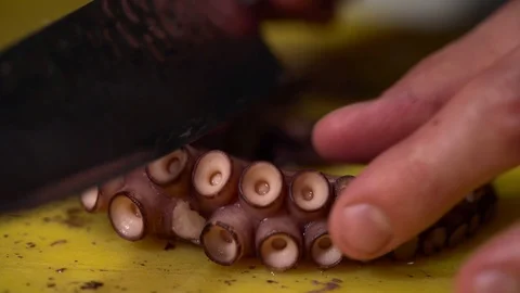 Tentacle Slice Stock Footage 122673853