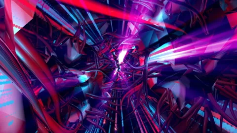 Tentacle Tunnel Stock Footage 135947507