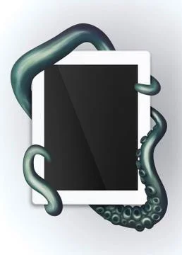 Tentacles Pad Stock Illustration
