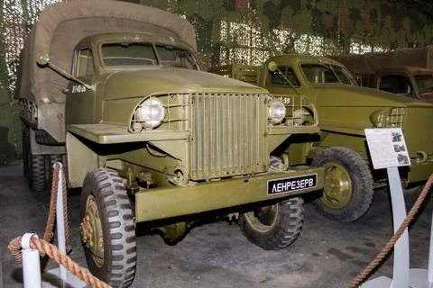 Tented van Studebaker. Stockfoto's