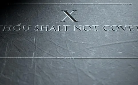 The Tenth Commandment Illustration
