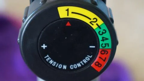 Tention Control Knob 스톡 사진