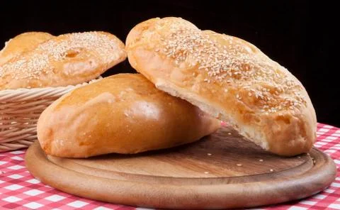 Teo buns Stock Photos