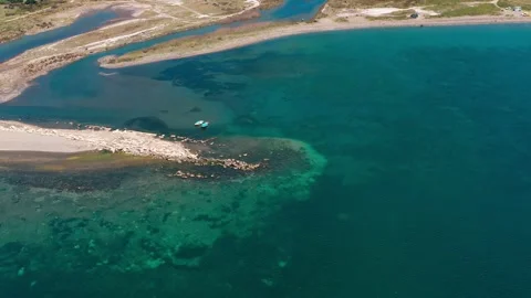 Teos Ancient City port Stock Footage 303623751