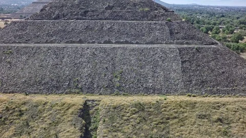TEOTIHUACAN AERIALS Stock Footage 81266903