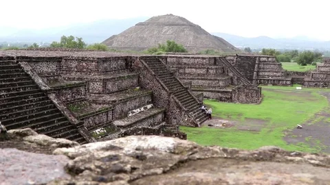 Teotihuacan, Avenue of the Dead Stock Footage