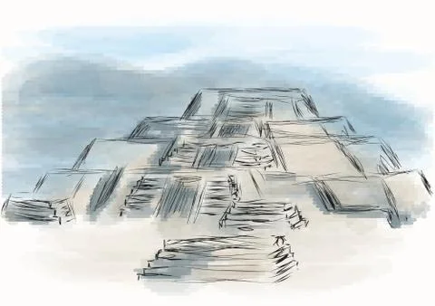 Teotihuacan Stock Illustration