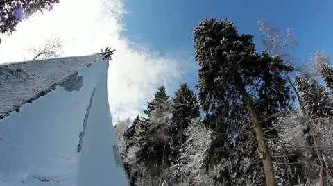 Tepee clouds timelapse Stock Footage 21845704
