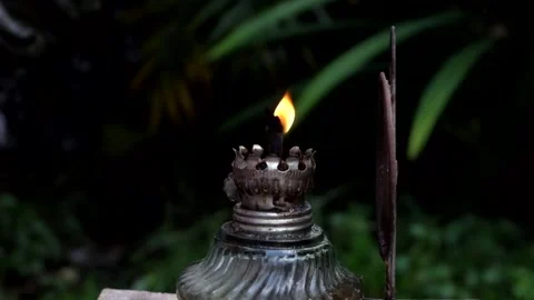 "Teplok" Java Traditional Lamp Video stock 159774192