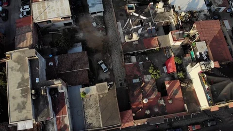 Tepoztlan and the Tepozteco Stock Footage 122447536