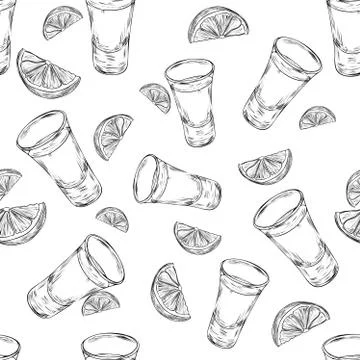 Teqila pattern Stock-Illustration