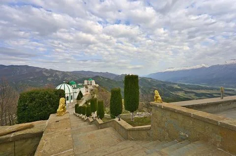 Teqja e Baba Aliut at Alipostivan in the area of Permet Stock Photos