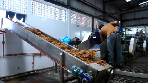Tequila distillation process inside a factory Stock Footage 336451194