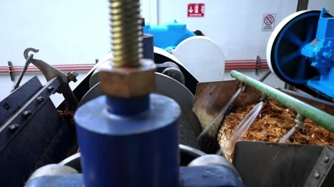 Tequila distillation process inside a factory Stock Footage 336451201