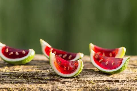 Tequila jello shots Stock Photos