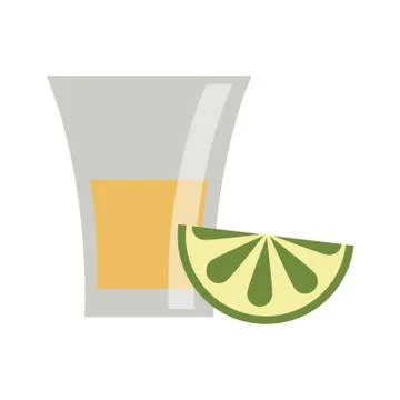 Tequila mexican drink Illustrazione stock