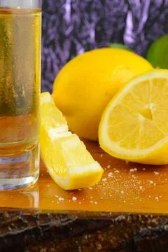 Tequila Shot Ready Stock Photos