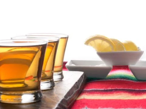Tequila shots Stock Photos