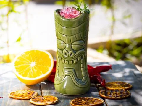 Tequila-Tiki-Drinks-Header Stock Photos