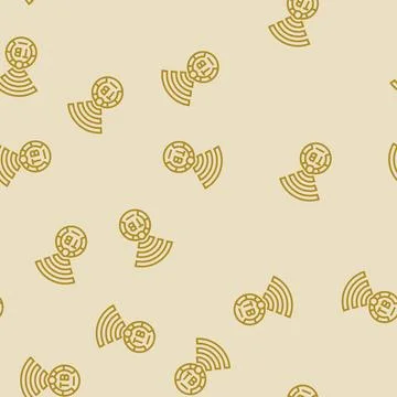 Terabyte internet speed future technology line seamless pattern 스톡 일러스트