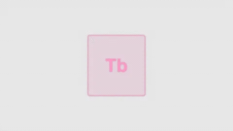 Terbium Tb Periodic Table Element Tile Clean No Text Animation Video Overlay Alp Vídeos de archivo 339374009