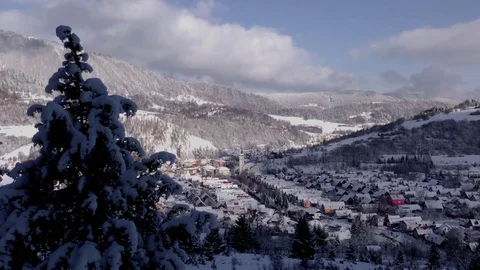 Terchová in the winter. Stock-Footage 83304696