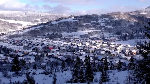 Terchová in the winter. Stock Footage 83304732